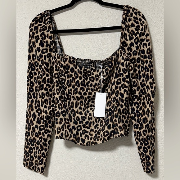 Reformation Leopard Print Top🐆 - Picture 1 of 11